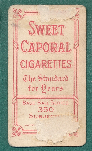 1909-1911 T206 Joss, Pitching, Sweet Caporal Cigarettes