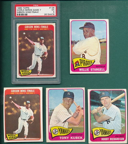 1965 Topps Lot of (26) W/ Stargell