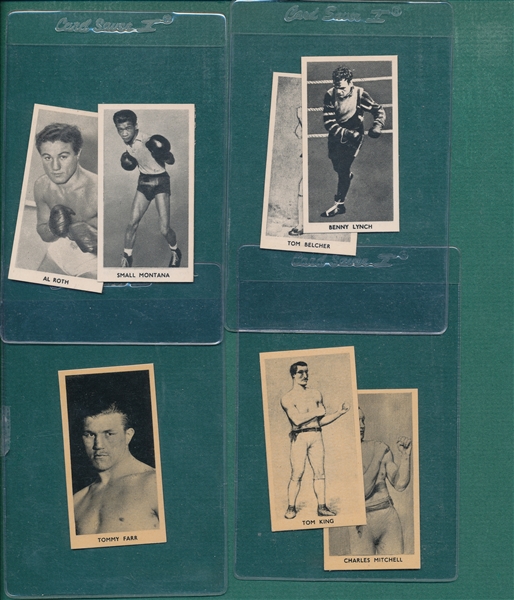 1938 F. C. Cartledge Boxing Lot of (13) W/ Dempsey