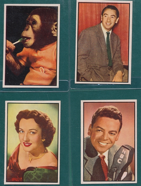 1953 Bowman Television & Radio Star of NBC, Lot of (28) *High Grade*