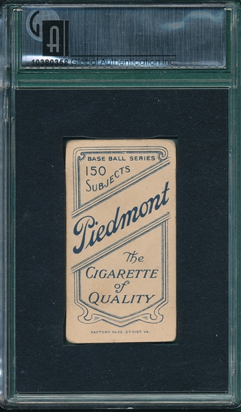 1909-1911 T206 Smith, Heinie, Piedmont Cigarettes GAI 3