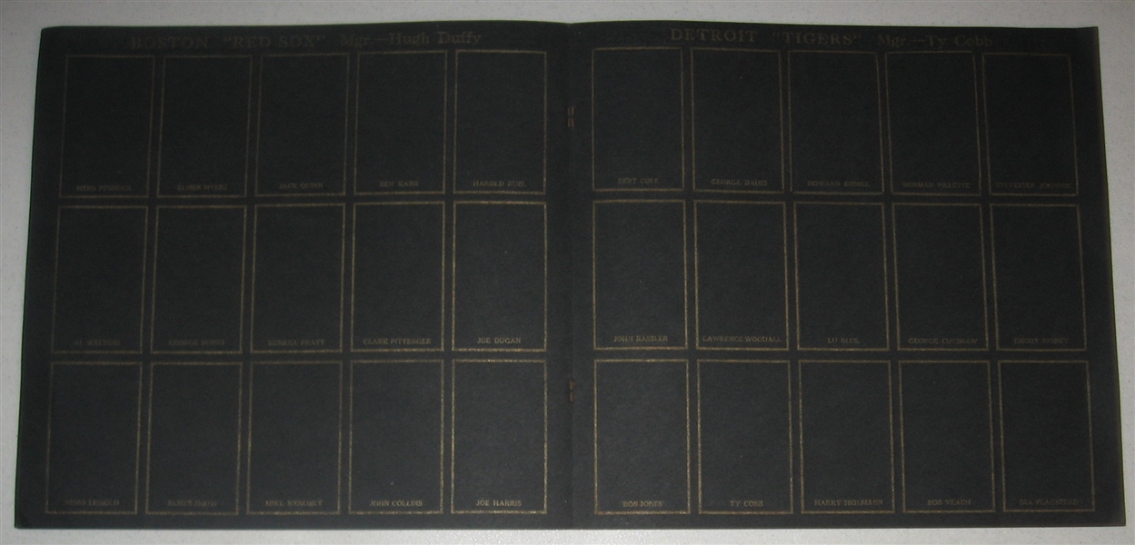 1922 E120 Stars of Baseball Albums, American Caramel Co., Lot of (2)