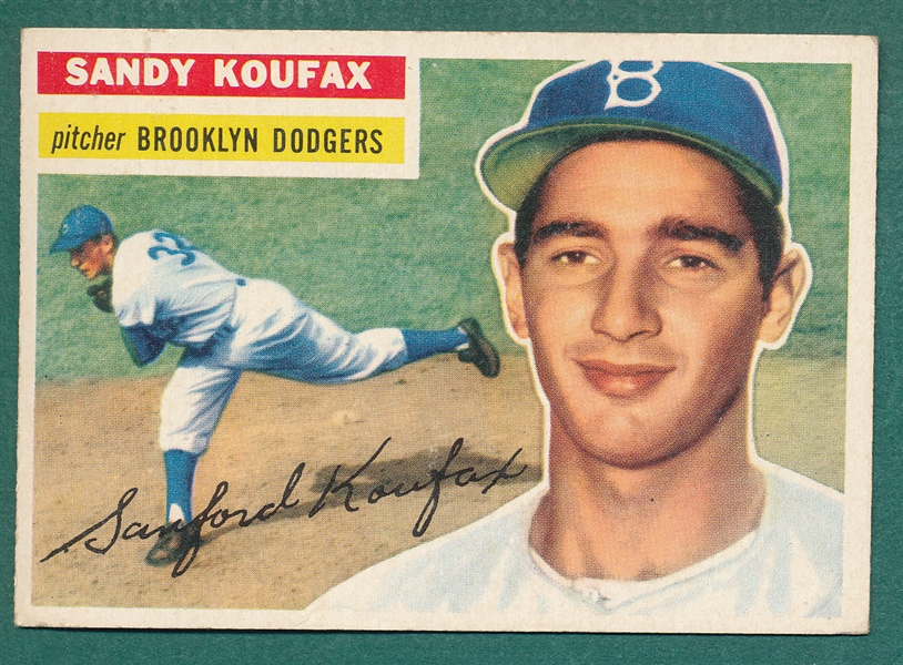 1956 Topps #79 Sandy Koufax, Gray
