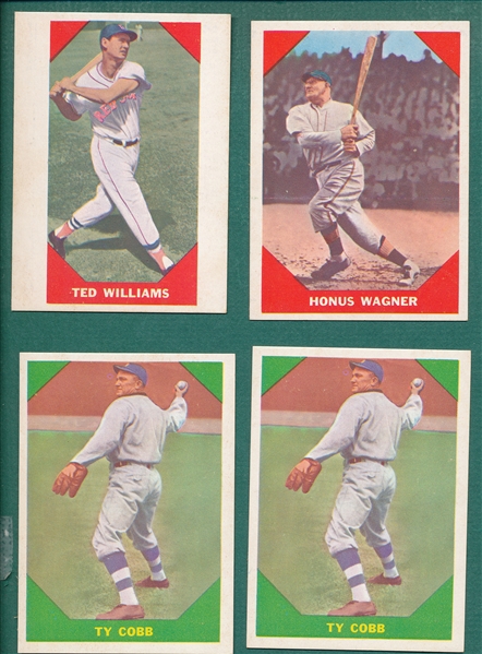 1960 Fleer Baseball Greats Lot of (26) W/ Wagner, Cobb & Ted Williams