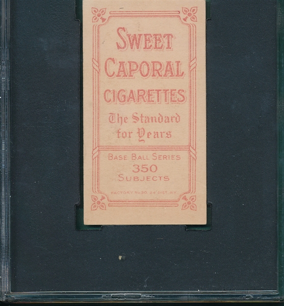 1909-1911 T206 Rhoades, Hands At Chest, Sweet Caporal Cigarettes SGC 70 