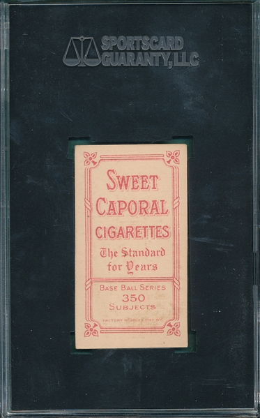 1909-1911 T206 Lake, No Ball, Sweet Caporal Cigarettes SGC 70 