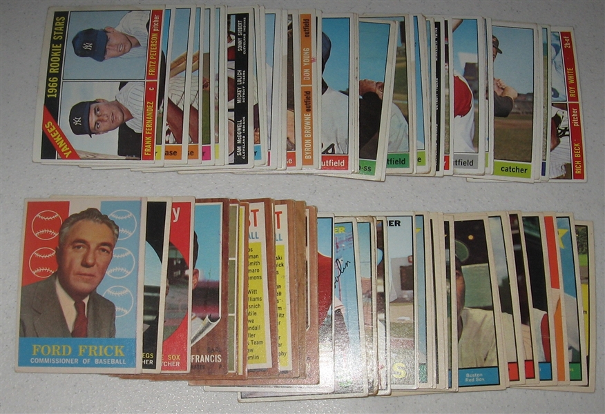 1952-67 Lot of (103) W/ '64 Mays