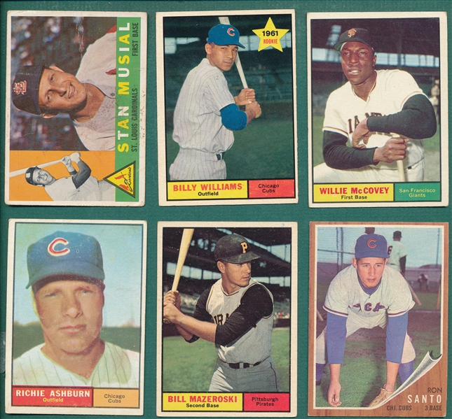 1960-65 Topps Lot of (145) W/ '60 Musial