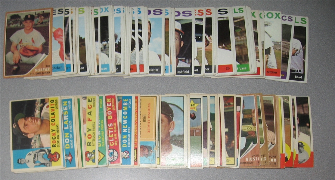 1960-65 Topps Lot of (145) W/ '60 Musial