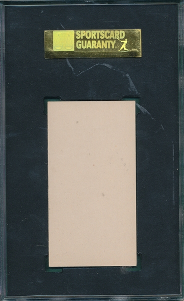 1916 M101-4 #14 Joe Benz, Sporting News SGC 84 *Blank Back*