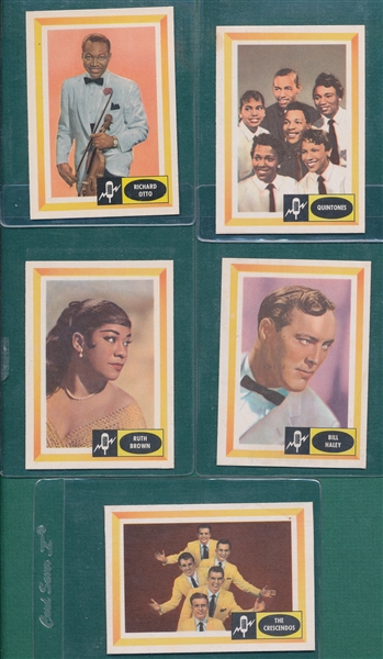1960 Fleer Spins & Needles Lot of (11) W/ #15 Andy Williams PSA 8s