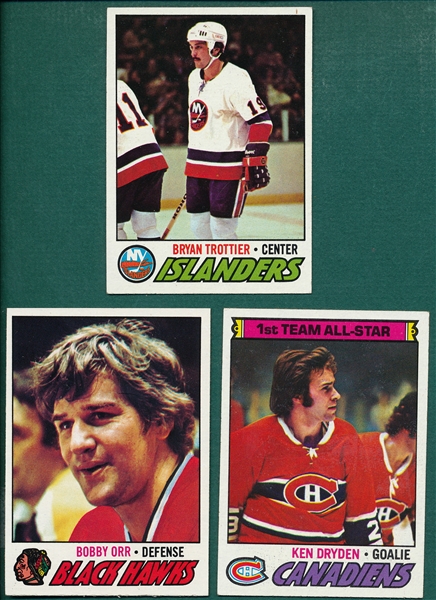 1977-78 Topps Hockey Partial Set (185/264) W/ Orr