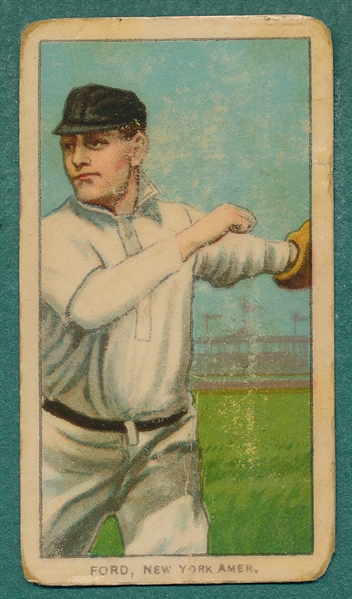 1909-1911 T206 Russ Ford, Red Hindu