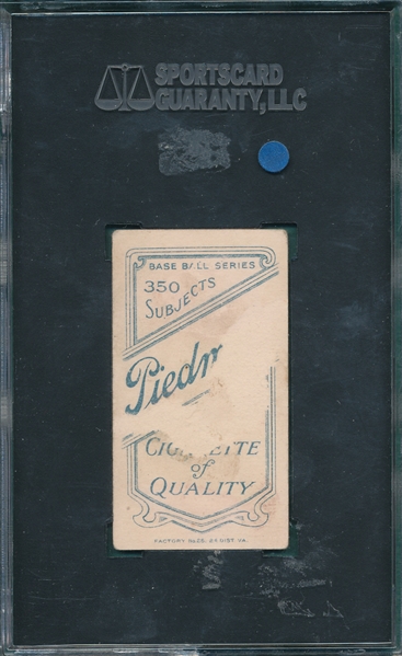 1909-1911 T206 Powell Piedmont Cigarettes SGC 10