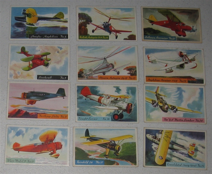 1930s Modern Aviation Heinz Aircraft, Album & (12) Cards