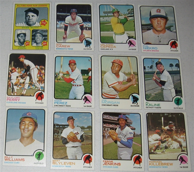 1973 Topps Baseball Complete Set (660) W/ Schmidt, Rookie