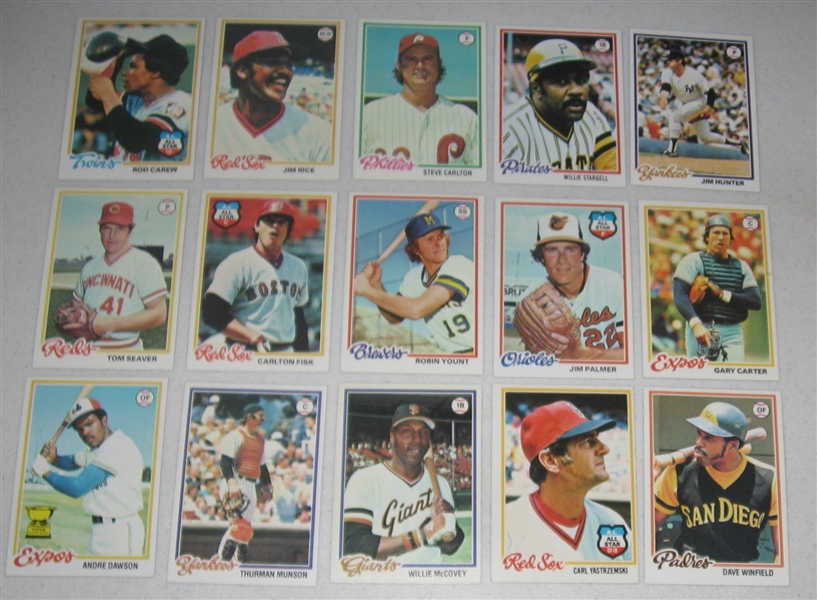 1978 Topps Baseball Complete Set (726) W/ Murray, Morris, Trammel/Molitor, Rookies