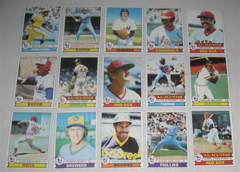 1979 Topps Baseball Complete Set (726) W/ Ozzie Smith, Rookie