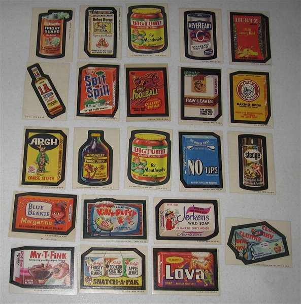 1970s Topps Wacky Packages Lot of (26) W/ Quit *Tan Backs*