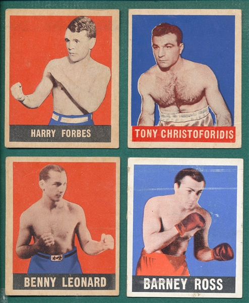 1948 Leaf Boxing (16) Card Lot W/ Carpentier