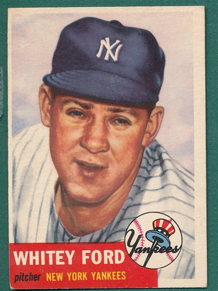 1953 Topps #207 Whitey Ford