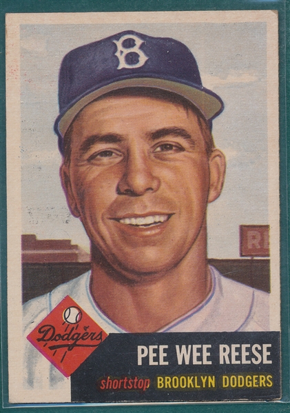 1953 Topps #76 Pee Wee Reese