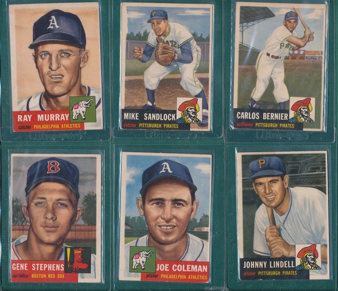 1953 Topps Lot of (10) High Numbers W/ #222 Janowicz