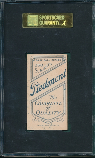 1909-1911 T206 Murray, Batting, Piedmont Cigarettes SGC 70 