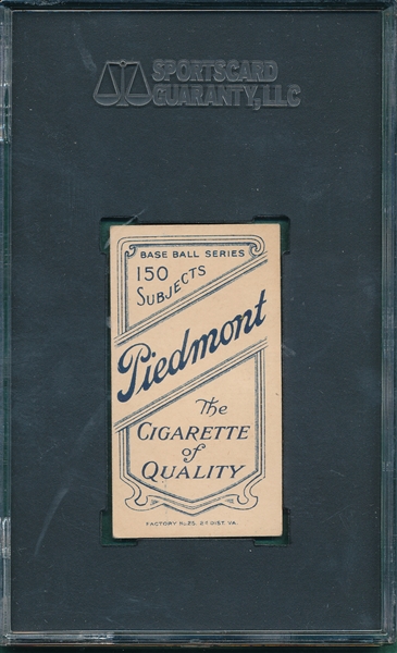 1909-1911 T206 Ritchey Piedmont Cigarettes SGC 70 
