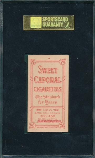 1909-1911 T206 Smith, Happy, Sweet Caporal Cigarettes SGC 70 