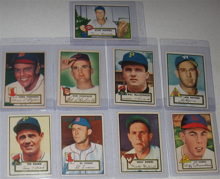 1952 Topps Lot of (15) W/ Chambers