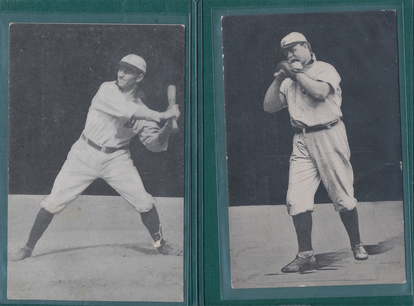1907 Dietsche Detroit Tigers Postcards Lot of (3) W/ Killian SGC