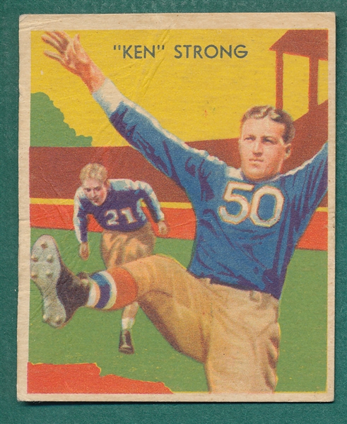 1935 National Chicle Football #7 Ken Strong