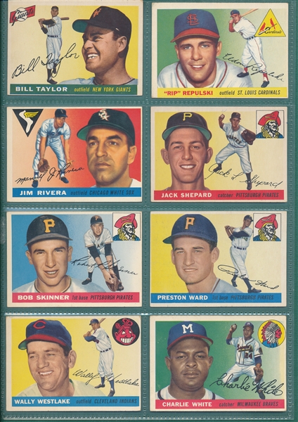 1955 Topps Lot of (43) W/ Spahn & High #s