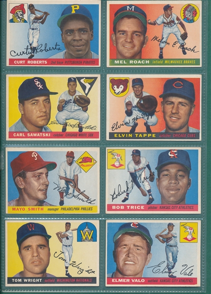 1955 Topps Lot of (43) W/ Spahn & High #s