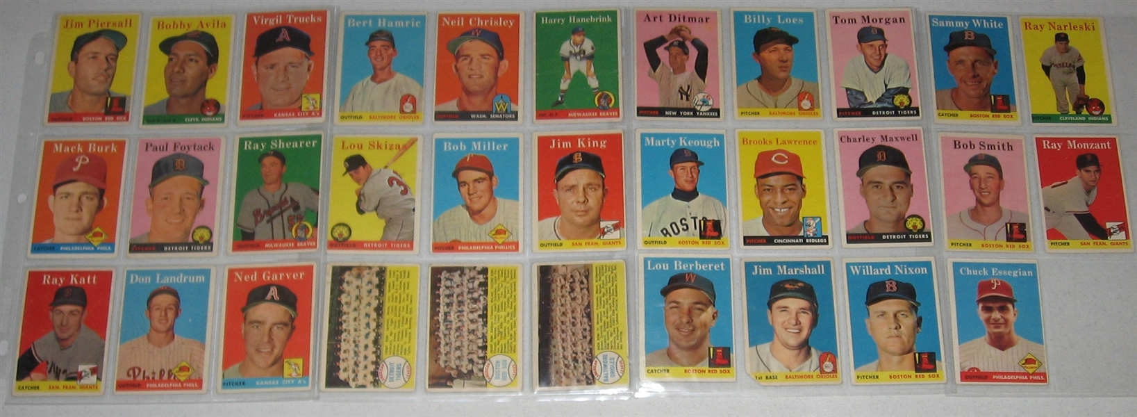 1958 Topps Lot of (95) W/ Mantle AS
