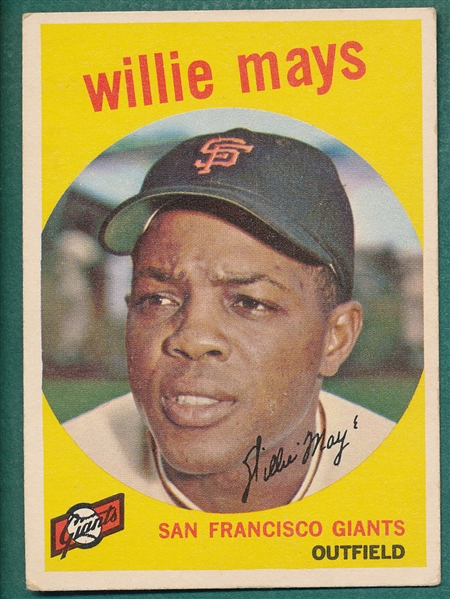 1959 Topps #50 Willie Mays 