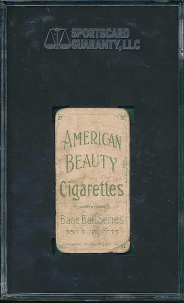1909-1911 T206 O'Neil American Beauty Cigarettes SGC 10