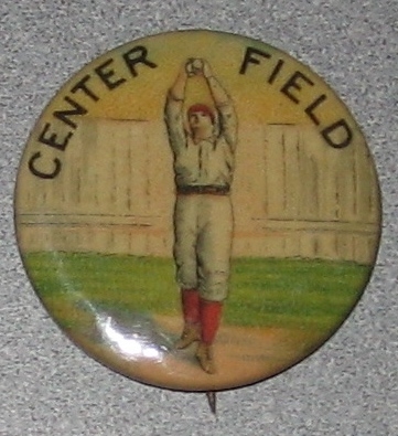 1890s Baseball Position Pinbacks, Center Field