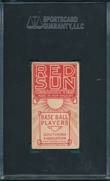 1910 T211 Greminger Red Sun Cigarettes SGC 10