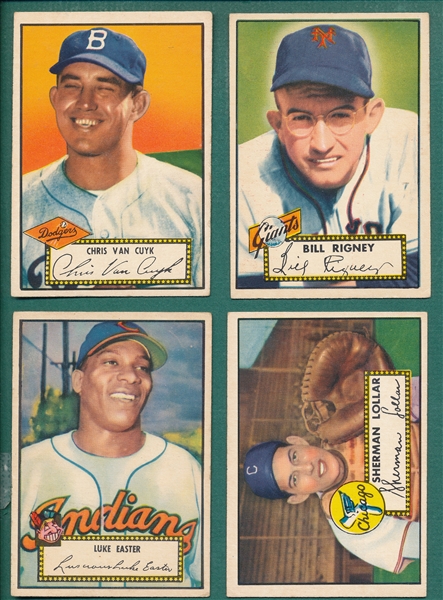 1952 Topps Lot of (9) W/ Easter