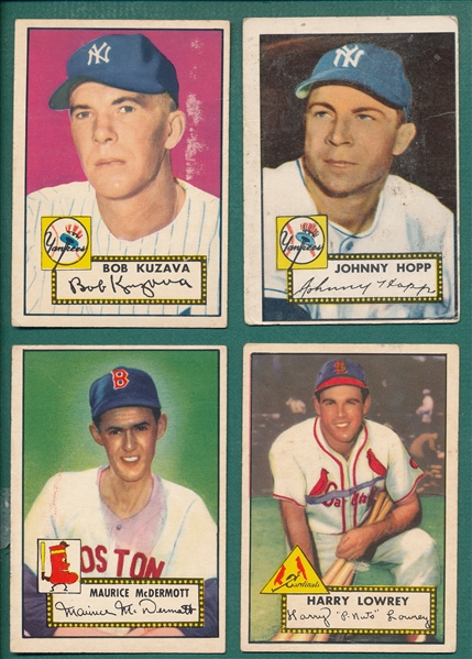 1952 Topps Lot of (17) W/ Parnell