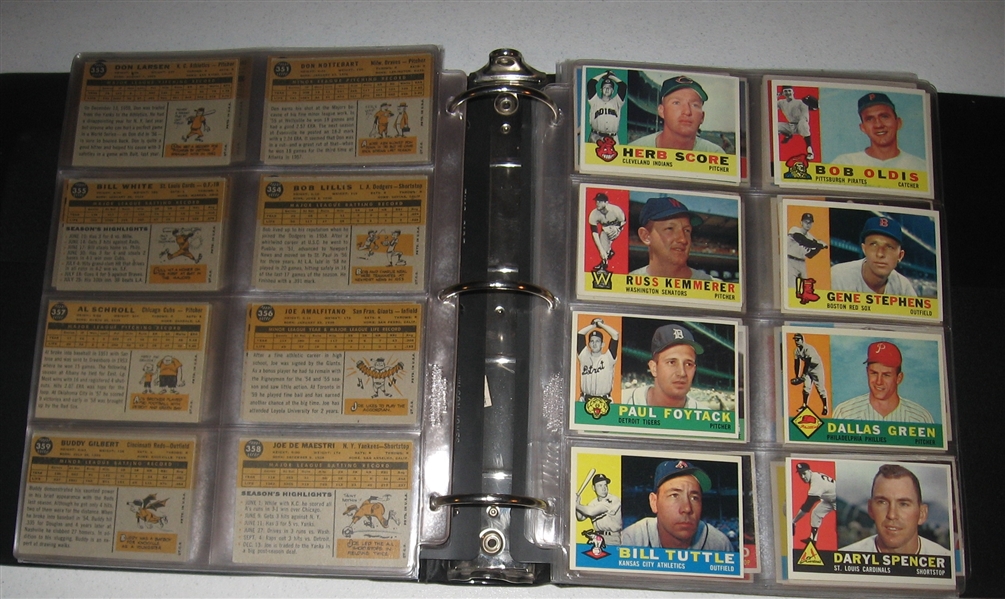 1960 Topps Lot of (301) W/ Mays