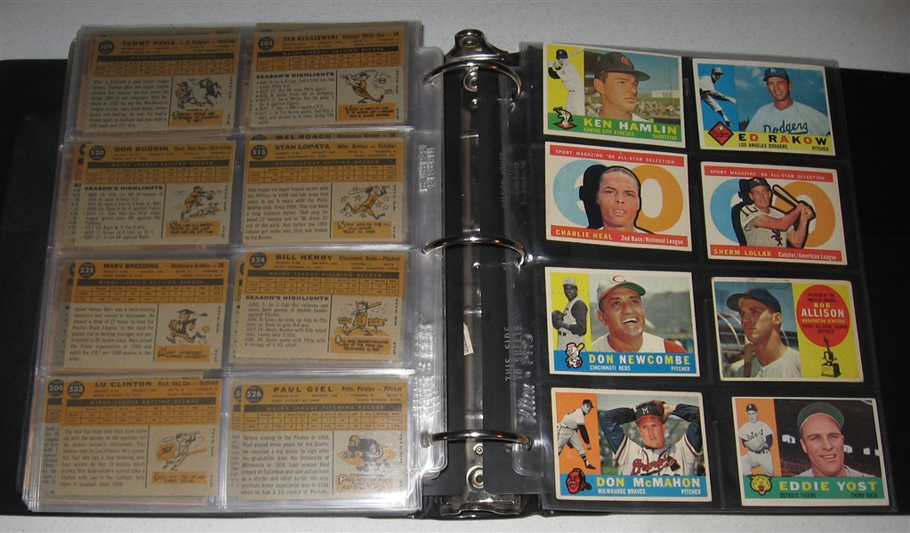 1960 Topps Lot of (301) W/ Mays