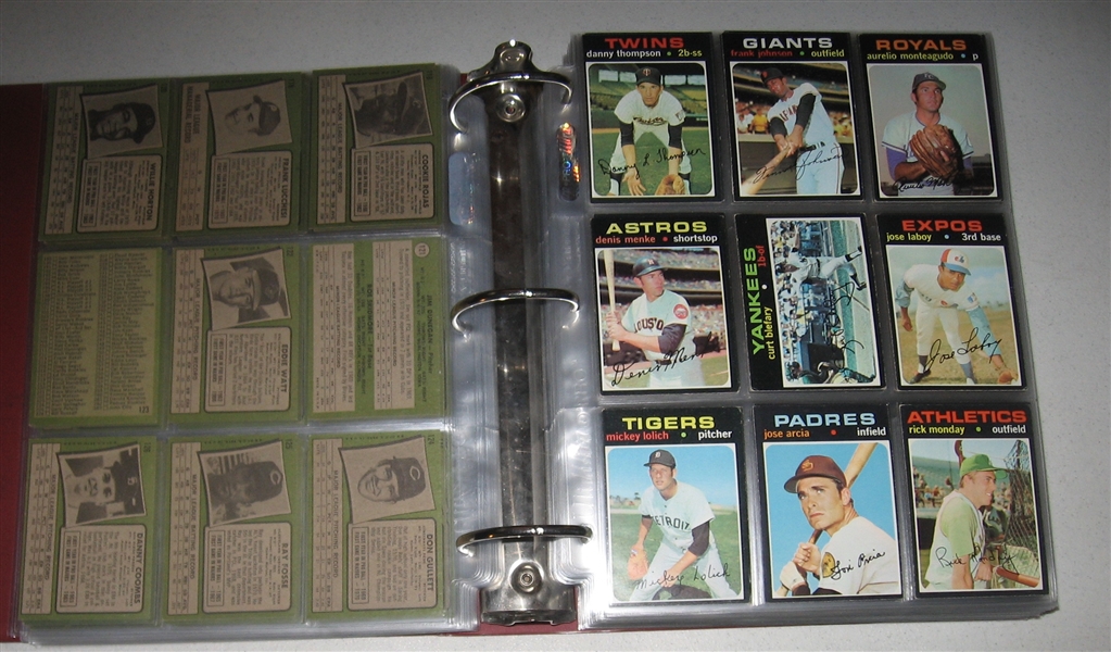 1971 Topps Baseball Partial Set (612/752)