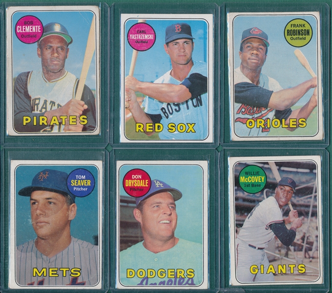 1969 Topps Lot of (446) W/ Clemente (2)