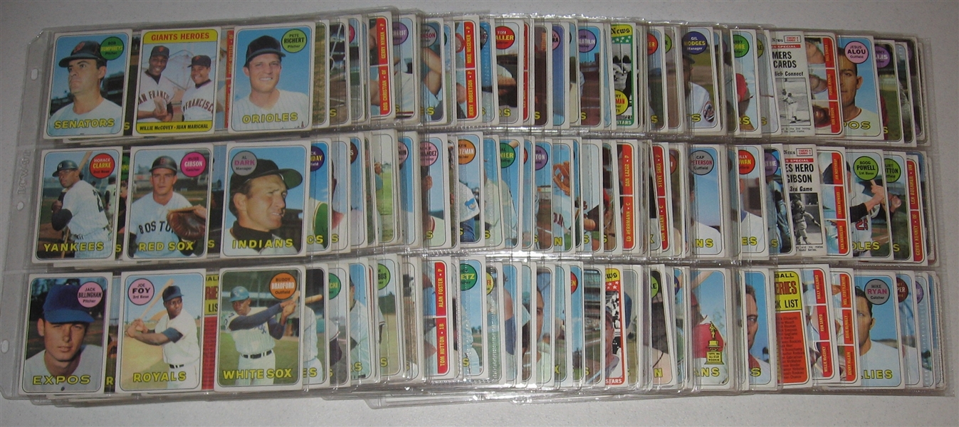 1969 Topps Lot of (446) W/ Clemente (2)