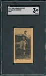 1927 E210-1 #45 Walter Johnson York Caramels SGC 3