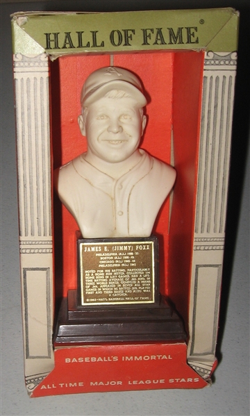1963 Hall of Fame Bust, Jimmie Foxx, Series 1, In Box