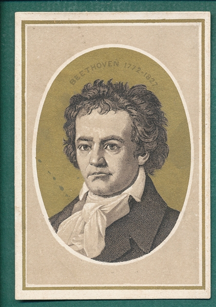1880s Beethoven Trade Card